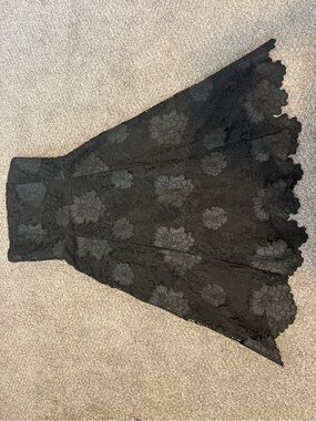 Wedding Guest Dress-WHBM Black Midi dress size 2